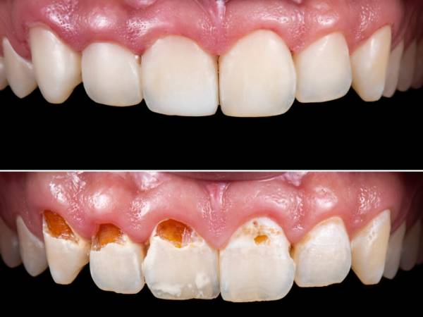Before and After Dental Treatment Results at Aire Dental Group in Downers Grove, IL