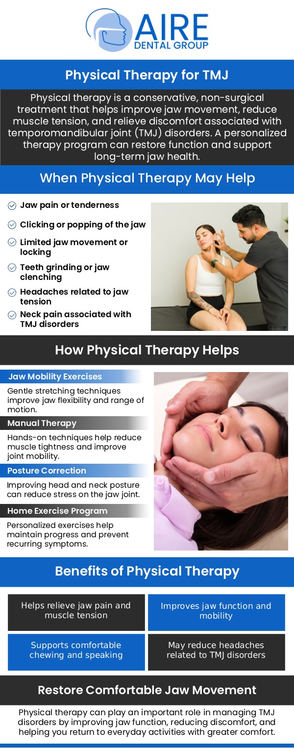 Common easy questions asked by patients: What is physical therapy for dental issues? What should I expect during my first visit? How long does a physical therapy for dental issues session last? Is physical therapy painful? For more information, contact us or request an appointment online. We serve patients from Downers Grove IL, Westmont IL, Lisle IL, Woodridge IL, Darien, IL, Hinsdale, IL and surrounding areas.